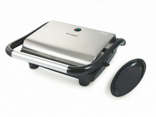 PIASTRA PANINI BISTECCHIERA ELETTRICA 1600W KOOPER POLDO GRILL ANTIADERENTE - immagine 7