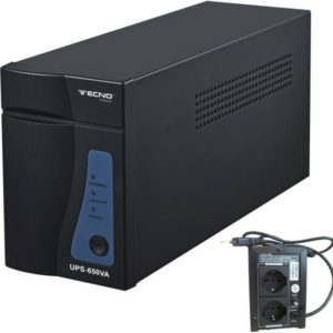 GRUPPO DI CONTINUITA' UPS 650VA LINK 2 PRESE STABILIZZATORE TENSIONE TECNO PC