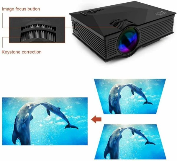 PROIETTORE LED WIFI FULL HD 1200 LUMEN MIRACAST DLNA AIRPLAY HDMI USB VGA TV - immagine 11