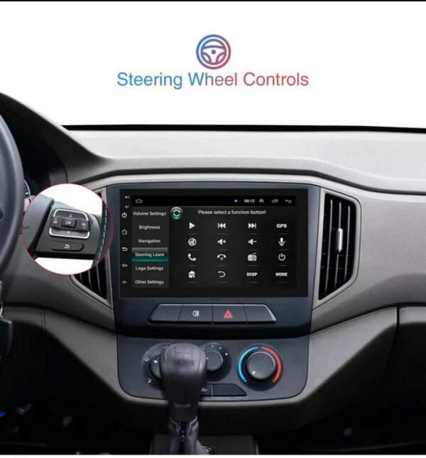 AUTORADIO 7" POLLICI ANDROID 10 2DIN 2GB RAM 16GB STEREO AUTO DAB BLUETOOTH WIFI - immagine 4
