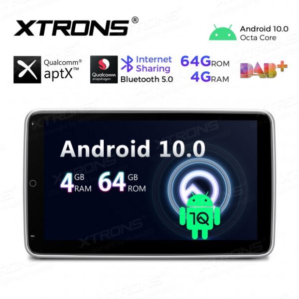 AUTORADIO ANDROID 10" TABLET STEREO AUTO 2DIN 8CORE 4GB 64GB NAVI XTRONS TIB110L - immagine 7