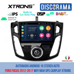 AUTORADIO ANDROID 10 STEREO AUTO FORD FOCUS 2012-2017 WIFI NAVI GPS CARPLAY XTRONS