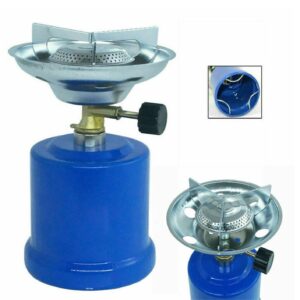 FORNELLO A GAS PORTATILE FORNETTO FIAMMA REGOLABILE CAMPEGGIO ESCURSIONI CUCINA