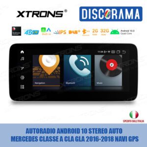 AUTORADIO ANDROID 10 STEREO AUTO MERCEDES CLASSE A CLA GLA 2016-2018 NAVI GPS