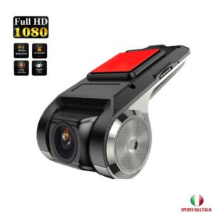 DASHCAM TELECAMERA PORTATILE PER AUTO AD INFRAROSSI REGISTRATORE GRANDANGOLARE