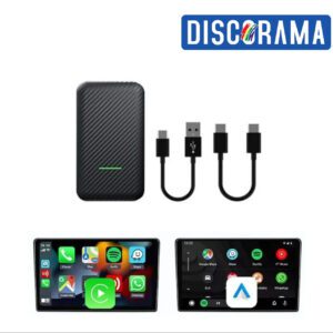 ADATTATORE BOX DONGLE CARPLAY ANDROID AUTO DA CABLATO A WIRELESS STEREO DI SERIE