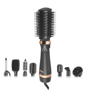 SPAZZOLA ASCIUGACAPELLI 9 IN 1 CON VARIE SPAZZOLE MODELLANTI 1200W PER CAPELLI