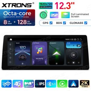 AUTORADIO ANDROID 8/128GB BMW SERIE 3 E90 E91 E92 E93 2004-2008 NAVI CCC SYSTEM